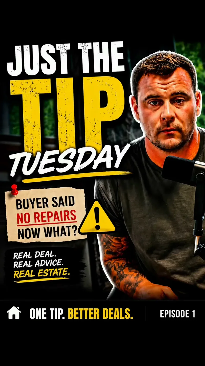 Just The Tip Tuesday — the very first episode, a buyer repair negotiation tip